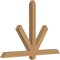 Ekena Millwork Kennewick Timber Gable Bracket, Western Red Cedar, 60"W x 40"H x 3 1/2"D x 3 1/2"F, 16/12 Pitch GBW060X40X0404KEN00SWR - alternate 2